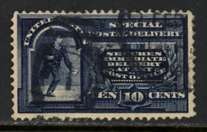 SCOTT E4 1894 10 CENT SPECIAL DELIVERY ISSUE USED F-VF CAT $62! - Picture 1 of 2