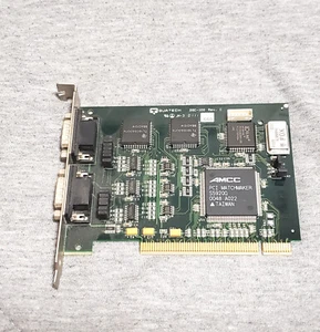 Tested working - Quatech DSC-100 vintage PCI expansion card - 2x serial port - Afbeelding 1 van 3