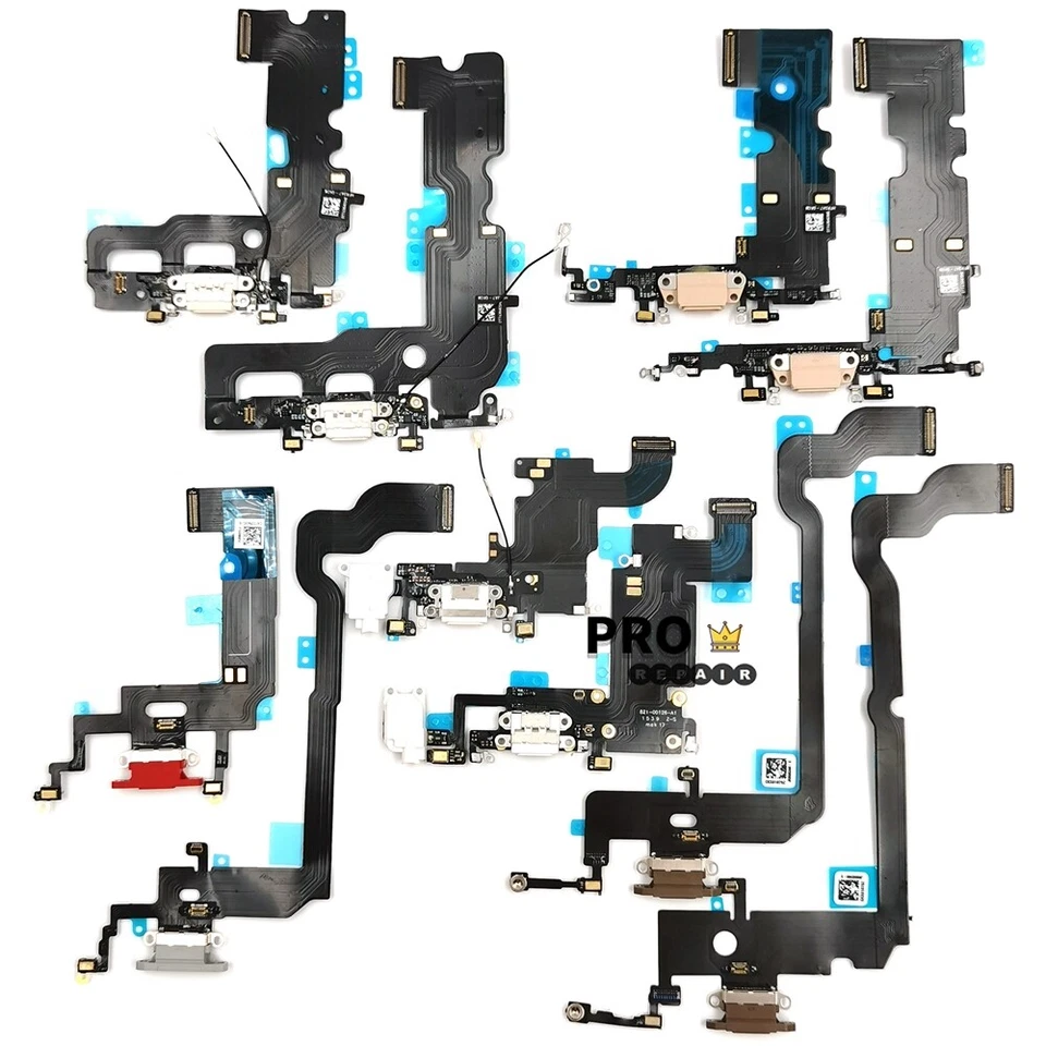 Conector de base de puerto de carga OEM conector de audio cable de micrófono para iPhone X XR XS MAX Foto 1 de 4