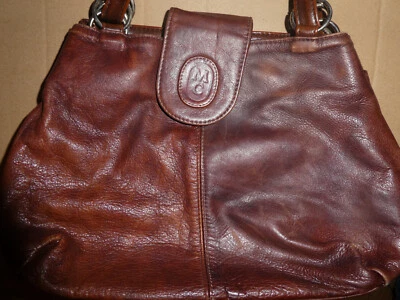 Damen Leder Tasche braun Schultertasche MC - Bild 1 von 4