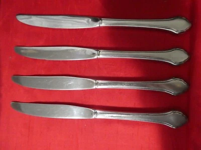 Cuchillos de cena de acero inoxidable de lujo Summer Mist Autumn Glow Wm A Rogers X 4 envío gratuito Foto 1 de 4