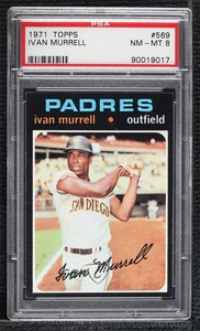 1971 Topps Ivan Murrell #569 PSA 8