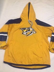 nashville predators lace up hoodie