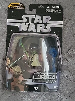 Star Wars The Saga Collection YODA 019 Attack Of The Clones Action Figure Hasbro - Image 1 of 3