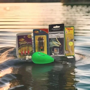 H&H Lure Co Danielson Lure Co Jerk N Shrimp Jig Heads TKO Shrimp Fly Rig Magnum - Picture 1 of 8