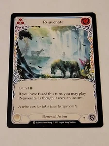 Rejuvenate (Blue) Tales of Aria 1st Edition Fab Tcg NM - Bild 1 von 2