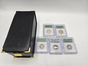 🌟 1999-S Proof State Quarters ICG PR69 DCAM 5 Coin Set w/Presentation Case! - Picture 1 of 6