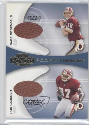 2001 Playoff Honors Rookie Tandems Footballs Sage Rosenfels Rod Gardner #RT-5 RC - Image 1 of 2