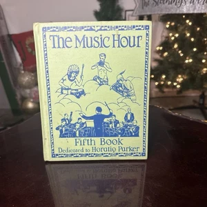 The Music Hour Fifth Book 1937 Hardcover Music Instruction Book Illustrated  - Picture 1 of 8