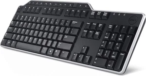 Genuine Dell UK Keyboard KB-522 Wired Business Multimedia USB Black - Picture 1 of 7