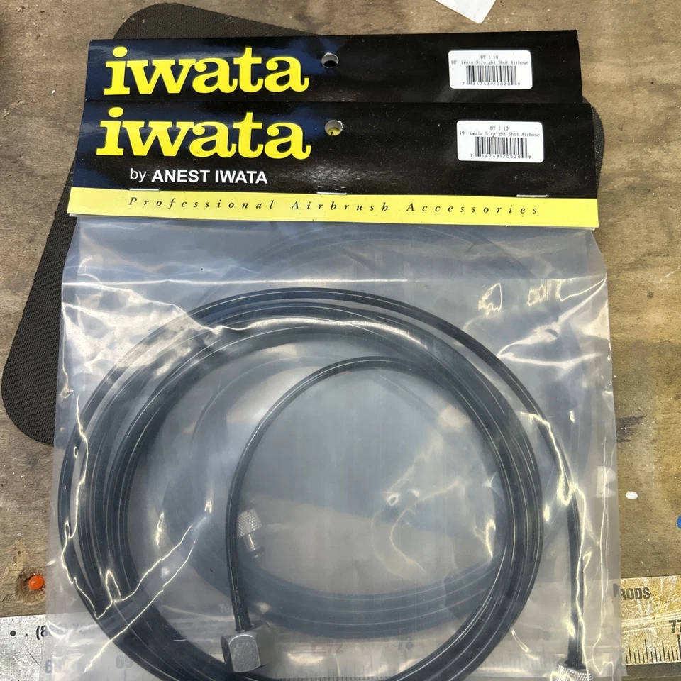 Lot F- Two (2) Iwata 10’ Straight Shot Hoses - Image 1 of 1