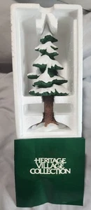 DEPARTMENT 56 VILLAGE PORCELAIN PINE TREE LARGE #5218-3 CHRISTMAS FIGURE IN BOX - Picture 1 of 3