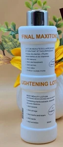 Final Maxitone Lightening Body Lotion. Anti Marks & Spot. 500ml👌AUTHENTIC - Picture 1 of 5