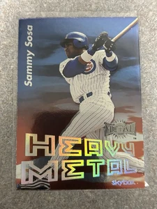 Sammy Sosa 2000 SkyBox Metal #1 HM Heavy Metal Chicago Cubs - Picture 1 of 2