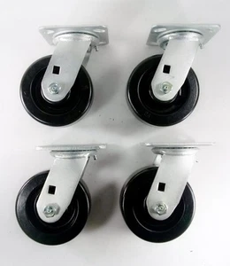 5" x 2" Phenol Radrolle - Lenkbar (4EA) - Bild 1 von 4