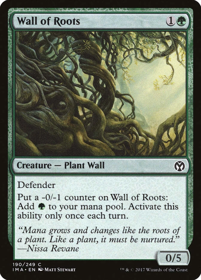 Wall of Roots [Iconic Masters] Magic MTG - Image 1 of 1