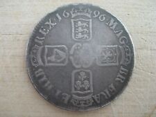 1696 Crown - William III 3rd - Great Detail At An Affordable Price - 6 Photos