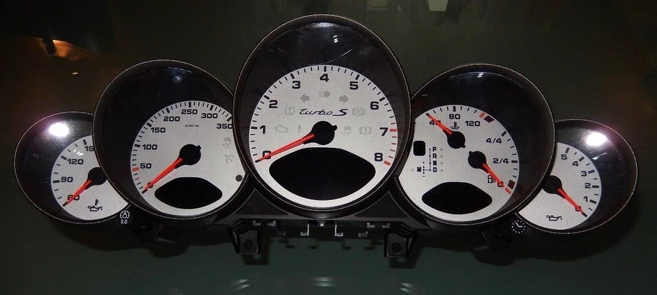 Porsche 997 Turbo S-instrument cluster speedometer up to 350 km/H, brand new - Image 1 of 1