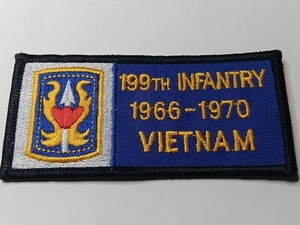 * NEW * US Army 199th Infantry 1966-1970 Vietnam 4" Vest Novelty Patch Reunion - Picture 1 of 3
