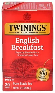 Twinings English Breakfast Black Tea - 20 Count - Picture 1 of 2