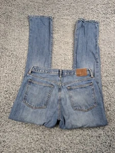 Gap Jeans Men 29x32 Blue Straight Slim Distressed Rocker Normcore Denim Stretch - Picture 1 of 9