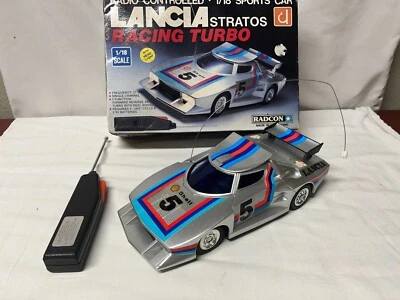 RARE RADCON LANCIA STRATOS RACING TURBO RADIO CONTROLLED 1/18 SPORTS CAR - Image 1 of 4