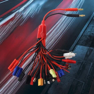 Cavo di ricarica convertitore adattatore spina multi caricatore batteria 19 in 1 RC Lipo nuovo - Foto 1 di 13