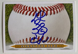 FU-TE NI SIGNED IP BASEBALL SIGNATURE CARD AUTOGRAPH DETROIT TIGERS AUTO