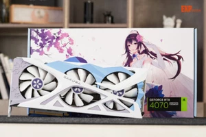 Yeston GeForce RTX 4070 Super Sakura 12GB GDDR6X Graphics card - Picture 1 of 8