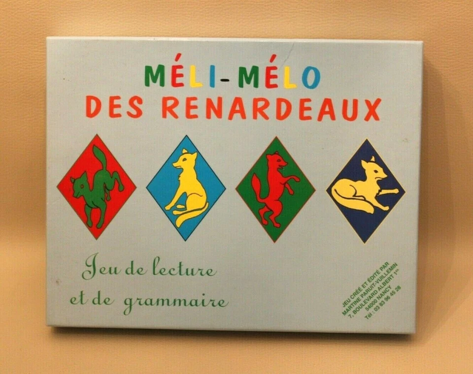 Méli-Mélo des Renardeaux - jeu éducatif, orthophoniste, lecture, grammaire - Photo 1/2
