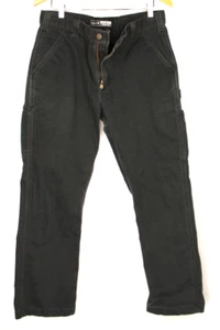 Carhartt Herren 36x30 schwarz Canvas Relaxed Fit Maler Twill Utility Arbeitshose - Bild 1 von 7