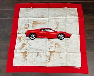 Foulard sciarpa seta originale Ferrari 360 Modena idea anni 2000 e scatola originale - Foto 1 di 8