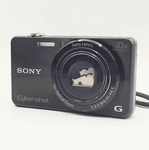 ''AS IS'' Sony Cyber-shot DSC-WX220 18.2MP Digital Camera Black - Picture 1 of 7