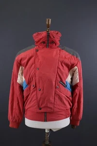Vintage Descente Japan Limited Spacecew Red Bomber Jacket Size S US 48 - Picture 1 of 14