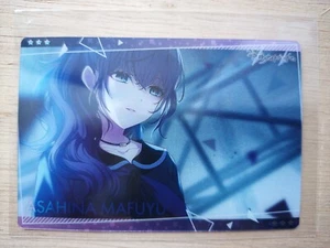 Colorida Tarjeta de Escenario Proyecto Sekai Asahina Mahuyu BANDAI HECHA EN JAPÓN Japonés - Imagen 1 de 2