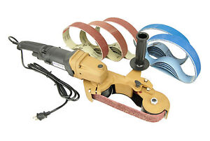 Bluerock Tools 40B & 25 Belts Pipe Tube Boat Hand Rail Polisher Belt Sander Kit