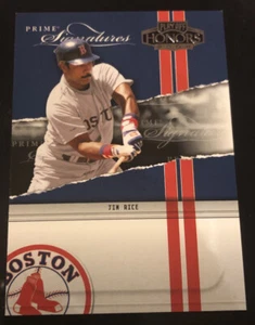 2004 Playoff Honors JIM RICE Prime Signatures SP #d 2409/2500! RED SOX - Picture 1 of 2