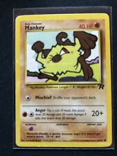 Mankey Team Rocket - NM / M - 2000 Pokémon WOTC - 61/82