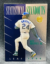1994 Leaf Baseball - KEN GRIFFEY JR - Statistical Standouts Foil Insert #6 of 10