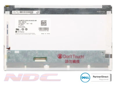 Genuine Dell M875K 10.1" HD Matte LED LCD Screen 1366 x 768 LP101WH1(TL)(B1) - Image 1 of 3