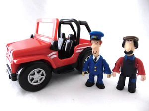 POSTMAN PAT AND TED GLEN FIGURES WITH SDS DELIVERY JEEP - Picture 1 of 4