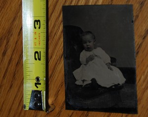 Tintype of a child #95 - Baby