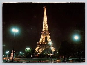 Torre Eiffel La Tour Eiffel 1988 n 118 vintage cartolina tagliata Parigi - Foto 1 di 2