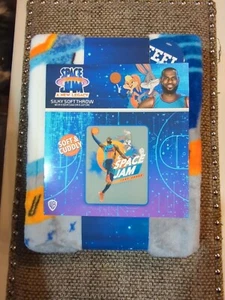 Space Jam A New Legacy Silky Soft Throw Kids Blanket Lebron James Looney Tunes - Picture 1 of 1