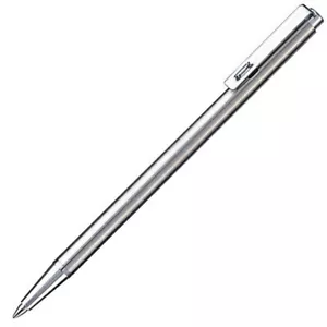 ZEBRA Slim Mini Ballpoint Pen 0.7 mm Silver Body Black Ink T-3 - Picture 1 of 4