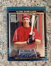 2002 Bowman Chrome Draft Picks & Prospects Mark Schramek #BDP175 Rookie Auto RC