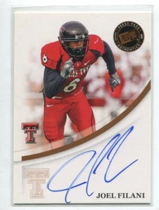 2007 Press Pass Autograph Joel Filani Texas Tech Red Raiders - Picture 1 of 1