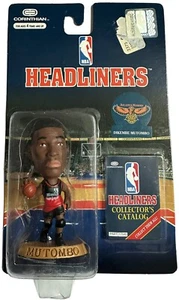 Figura de acción 1996 NBA ~CORINTHIAN HEADLINERS~ Dikembe Mutombo Atlanta Hawks 3” - Imagen 1 de 2