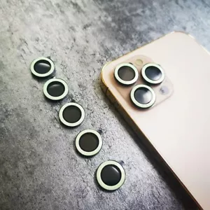 For iPhone 16e 16 1514 13 12 Pro Max Luminous Camera Lens Glass Protector Ring - Picture 1 of 15