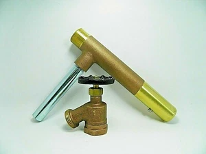 # 55 LLAVE DE VÁLVULA DE ACOPLAMIENTO RÁPIDO Y VÁLVULA DE MANGUERA DE JARDÍN DE 1 "- PÁJARO DE LLUVIA, TORO, CAZADOR, ETC. - Imagen 1 de 2
